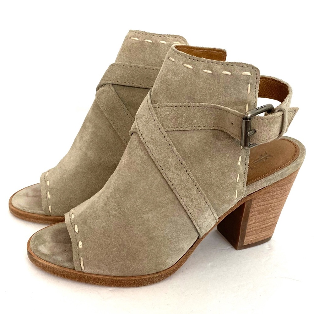 EUC Frye Dani Pickstitch Shield 3471229 Ash Size 7